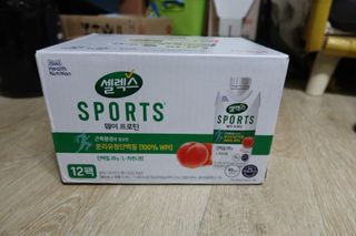 셀렉스스포츠 셀렉스 스포츠 웨이 프로틴 복숭아_ 330ml x 12팩 — 5점을 준 리뷰어가 2021년 11월 올린 사용 사진