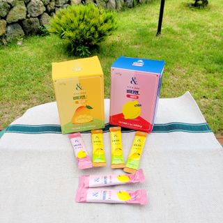 비타앤C 레몬맛, 망고맛 — 5점을 준 리뷰어가 2021년 6월 올린 사용 사진