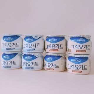 매일바이오 그릭요거트 오리지널 플레인 4개, 로스터리 커피믹스 4개 — 5점을 준 리뷰어가 2021년 12월 올린 사용 사진