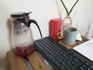 마시다 붉은 석양 빛을 담은 프리미엄 수제 블렌딩 홍차, 레드선셋블랙티 — 5점을 준 리뷰어가 2021년 4월 올린 사용 사진