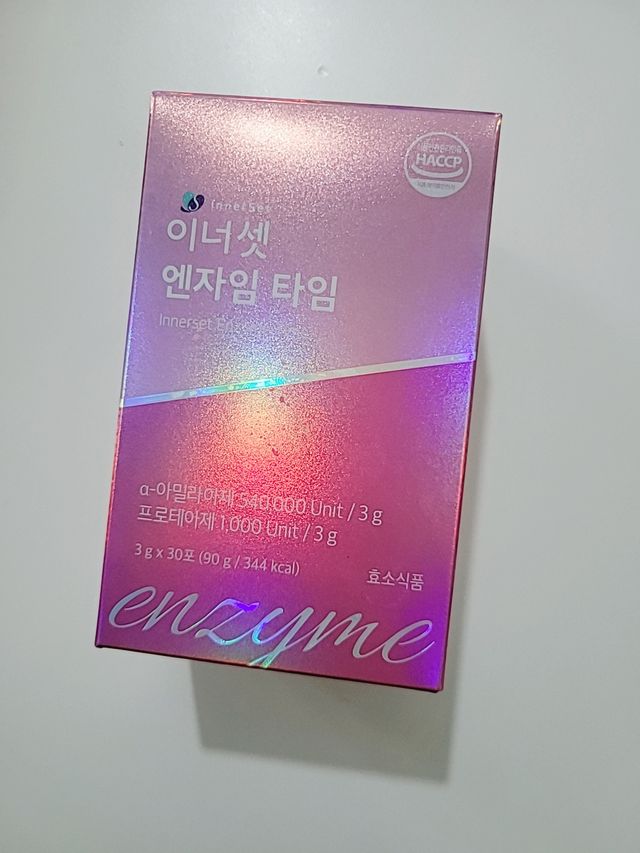 이너셋 엔자임 타임 1개월분, 3gX30포X1박스 곡물발효효소 유산균 리뷰 사진