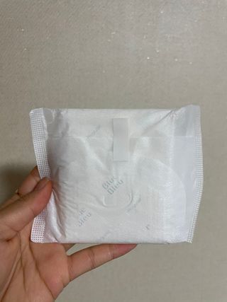 블루블루 유기농 순면 커버 생리대 — 5점을 준 리뷰어가 2021년 2월 올린 사용 사진