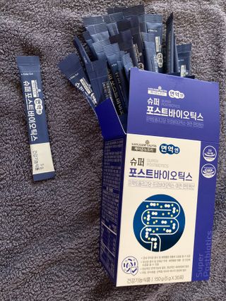 메이준뉴트리 슈퍼 포스트바이오틱스 — 5점을 준 리뷰어가 2021년 5월 올린 사용 사진