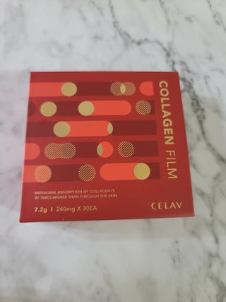 프리마인 귀족의 콜라겐, 92배 흡수율. 럭셔리 프리미엄 셀라브 콜라겐필름 30매 — 5점을 준 리뷰어가 2021년 12월 올린 사용 사진