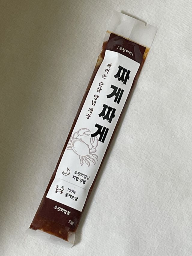 순살 양념게장 스틱 짜게짜게 리뷰 사진