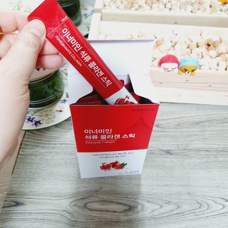 이너미인 석류 콜라겐 스틱 — 4.5점을 준 리뷰어가 2021년 1월 올린 사용 사진