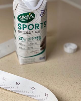 셀렉스스포츠 셀렉스 스포츠 웨이 프로틴 복숭아_ 330ml x 12팩 — 5점을 준 리뷰어가 2021년 3월 올린 사용 사진