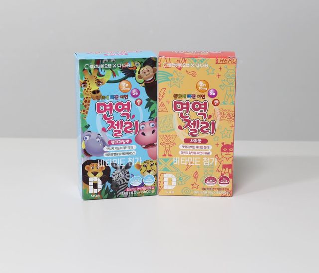 다나음 셀렌에 빠진 아연면역젤리 열대과일맛+사과맛 리뷰 사진