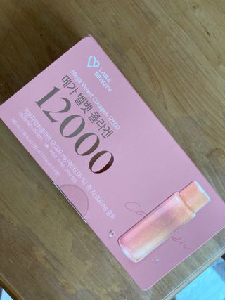 랩앤뷰티 메가 벨벳 콜라겐 12000 — 4점을 준 리뷰어가 2021년 5월 올린 사용 사진