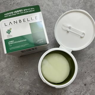 랑벨 랑바이오 블랙 시카 퀵 패드 100매 (3초 쿨링/3분 흡수, 블랙비 프로폴리스/시카 4종 함유, 대용량) — 5점을 준 리뷰어가 2022년 3월 올린 사용 사진
