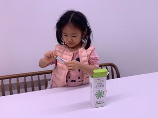 [이뮤니티플러스]우리아이 면역오키, 건강오키 _ 키즈오키 비타민초코홍삼 10포 1box — 5점을 준 리뷰어가 2022년 1월 올린 사용 사진