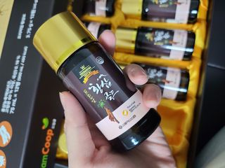 서울약사신협_프리미엄황삼골드_3.75g x 12환+75mgx12병 — 5점을 준 리뷰어가 2021년 1월 올린 사용 사진