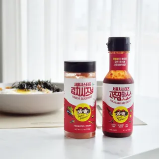 [서울시스터즈] 김치시즈닝 국내 최초 뿌려먹는 김치파우더 100g 1개+ 신제품 고추장 핫소스 185g 1개 — 5점을 준 리뷰어가 2021년 9월 올린 사용 사진