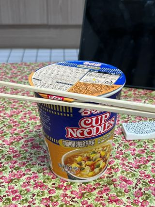 NISSIN 닛신 컵누들  4종 - 씨푸드오리지날, 씨푸드 스파이시, 씨푸드 커리, 씨푸드 XO소스 — 4.5점을 준 리뷰어가 2023년 2월 올린 사용 사진