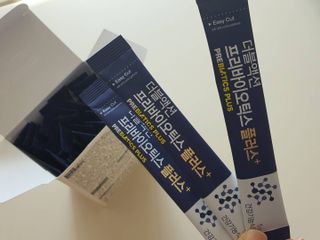 메이준뉴트리 더블액션 프리바이오틱스 플러스+ — 5점을 준 리뷰어가 2021년 4월 올린 사용 사진
