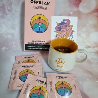 [오프블랙] 아침을 상큼하게 시작하는 에너지티! 유아골든 블렌딩홍차 12T — 5점을 준 리뷰어가 2021년 11월 올린 사용 사진