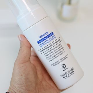 [바이로담] 저자극 약산성버블 폼 폼클렌징 150ml — 5점을 준 리뷰어가 2021년 3월 올린 사용 사진