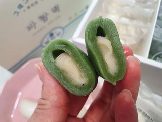 종로복떡방 레트로 3총사 바람떡 세트 — 5점을 준 리뷰어가 2021년 4월 올린 사용 사진
