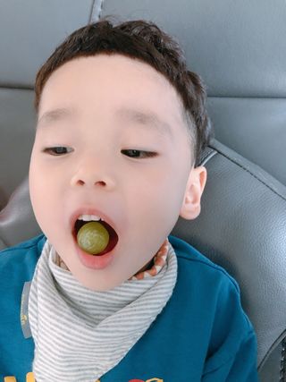 청포도캔디 복숭아캔디 — 5점을 준 리뷰어가 2022년 11월 올린 사용 사진