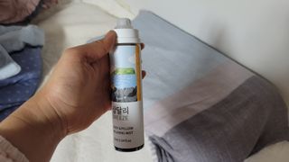 제주인디 삼달리 브리즈 바디&필로우 릴렉싱 미스트 제주 하귤 — 5점을 준 리뷰어가 2023년 2월 올린 사용 사진