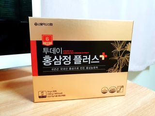서울약사신협_투데이홍삼정플러스스틱_10g x 30포 — 5점을 준 리뷰어가 2021년 2월 올린 사용 사진