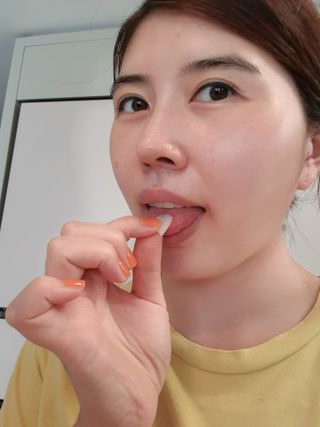 [아이스칩스] 무설탕 비건 자일리톨 캔디 7종 2개기준 — 5점을 준 리뷰어가 2021년 8월 올린 사용 사진