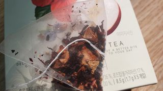 딜라이트 프로젝트 블렌딩티 우엉호박티, 히비후르츠티, 쟈스민캐모티 — 5점을 준 리뷰어가 2021년 7월 올린 사용 사진