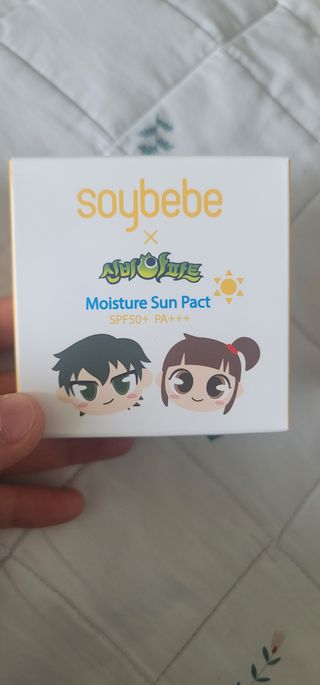 소이베베X신비아파트 모이스쳐 선팩트 SPF50+ PA+++ — 5점을 준 리뷰어가 2023년 5월 올린 사용 사진