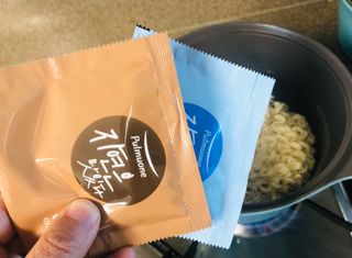 [풀무원] 자연은맛있다 정면, 백면, 홍면  세트 — 4점을 준 리뷰어가 2021년 4월 올린 사용 사진