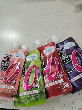 ORIHIRO 오리히로 곤약젤리 제로칼로리 130g 4종 4팩(맛별로 1팩씩) — 5점을 준 리뷰어가 2023년 3월 올린 사용 사진