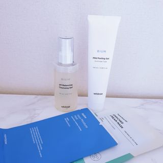 화이트리 비움 약산성 클렌징젤 ,마일드 필링젤 세트 — 5점을 준 리뷰어가 2021년 2월 올린 사용 사진