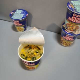 NISSIN 닛신 컵누들  4종 - 씨푸드오리지날, 씨푸드 스파이시, 씨푸드 커리, 씨푸드 XO소스 — 5점을 준 리뷰어가 2021년 11월 올린 사용 사진