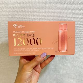 랩앤뷰티 메가 벨벳 콜라겐 12000 — 5점을 준 리뷰어가 2021년 6월 올린 사용 사진