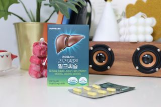 [경남제약헬스케어] 케어플러스 간건강엔 밀크씨슬 500mg 60정/2개월분/비타민B 5종+세레늄 — 4점을 준 리뷰어가 2024년 1월 올린 사용 사진
