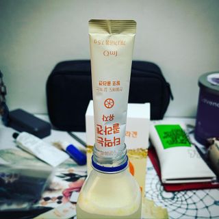[음료수 대신 가능!]  빠르게 흡수되는 아임오 타먹는 콜라겐 1박스 — 5점을 준 리뷰어가 2023년 4월 올린 사용 사진