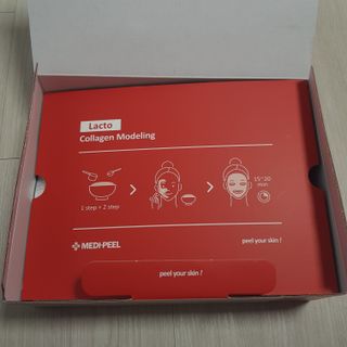 메디필 레드 락토 콜라겐 모델링 팩 — 5점을 준 리뷰어가 2021년 3월 올린 사용 사진