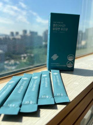 클린24시간 슬림앤유산균 1박스 (3.5g X 15포) — 5점을 준 리뷰어가 2022년 9월 올린 사용 사진