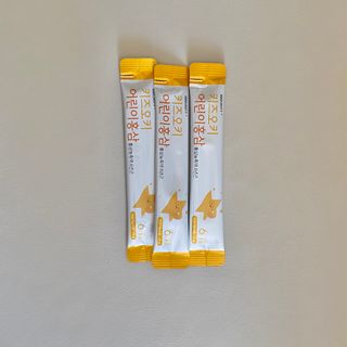 [이뮤니티플러스]우리아이 면역오키, 건강오키 _ 키즈오키 어린이홍삼 10포 1box — 4점을 준 리뷰어가 2022년 1월 올린 사용 사진