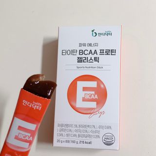 [인디닥터] 타이탄 BCAA 프로틴 젤리스틱 — 5점을 준 리뷰어가 2022년 4월 올린 사용 사진