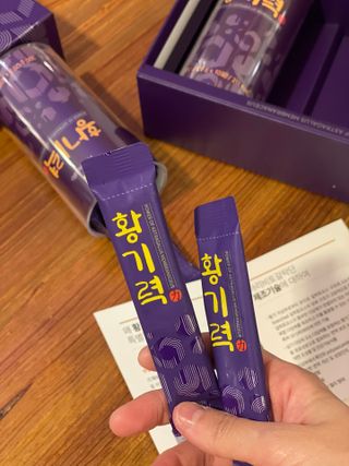 팜코바이오 파프리카 스틱젤리 / 황기력 / 천문동 건강젤리 — 5점을 준 리뷰어가 2022년 10월 올린 사용 사진