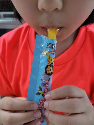 다나음 셀렌에 빠진 아연면역젤리 열대과일맛+사과맛 — 5점을 준 리뷰어가 2023년 7월 올린 사용 사진