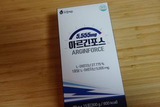 자연에온 아르긴포스 L-아르기닌 5555mg 스틱 15개입 1박스 — 5점을 준 리뷰어가 2022년 2월 올린 사용 사진