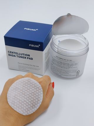 피부미 센텔루션 바다토너패드 70pad — 3.5점을 준 리뷰어가 2021년 10월 올린 사용 사진