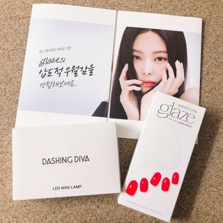 데싱디바 글레이즈 젤네일 크레이지 레드 가을 컬렉션_4종 중 택 1 — 5점을 준 리뷰어가 2021년 9월 올린 사용 사진