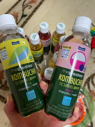 더그레잇티 콤부차 [매일유업] 더그레잇티 44kcal 콤부차 300ml *12개입 (오리지널 6개+베리리치 6개) — 5점을 준 리뷰어가 2023년 7월 올린 사용 사진