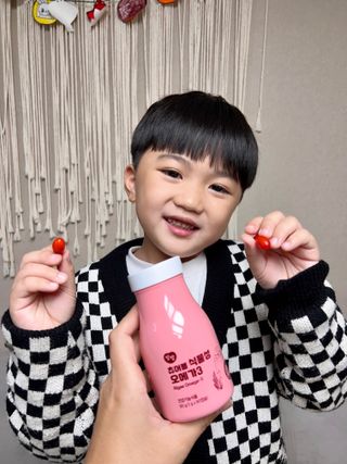앙팡 츄어블 식물성 오메가3 1000mg x 80캡슐 — 5점을 준 리뷰어가 2022년 11월 올린 사용 사진
