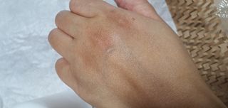 mom e 맘이 내추럴 베이비 케어 샴푸앤바스+로션 — 4점을 준 리뷰어가 2021년 1월 올린 사용 사진