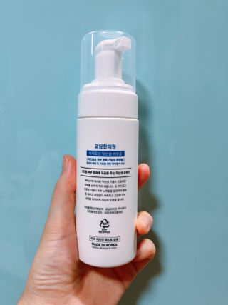 [바이로담] 저자극 약산성버블 폼 폼클렌징 150ml — 5점을 준 리뷰어가 2021년 3월 올린 사용 사진