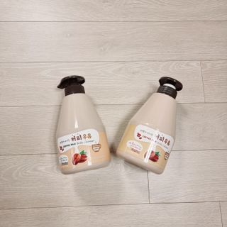 [과일나라] 피부가 마시는 커피우유 바디클렌저&바디로션 — 4점을 준 리뷰어가 2022년 3월 올린 사용 사진
