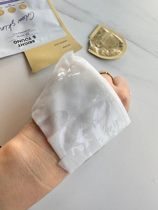 바노바기 코스메틱 바노바기 디엑스 마스크 — 5점을 준 리뷰어가 2024년 7월 올린 사용 사진
